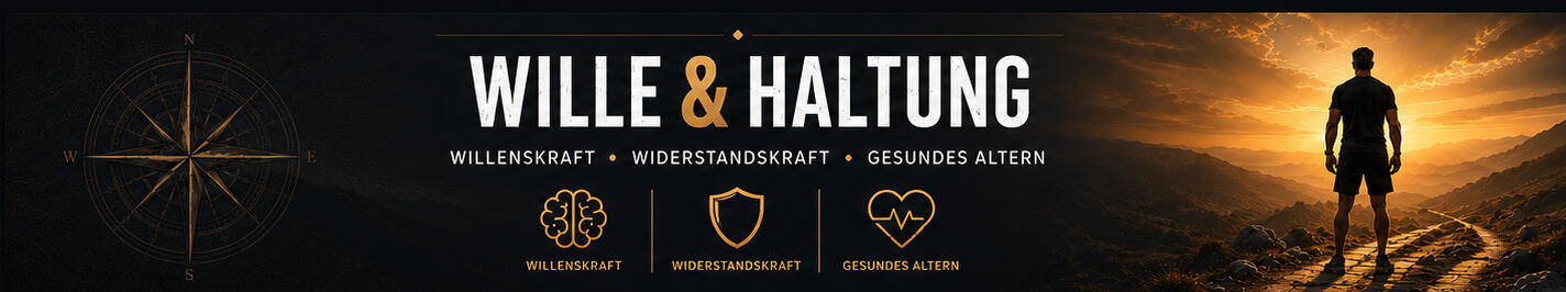 Wille & Haltung – Willenskraft, Widerstandskraft und gesundes Altern